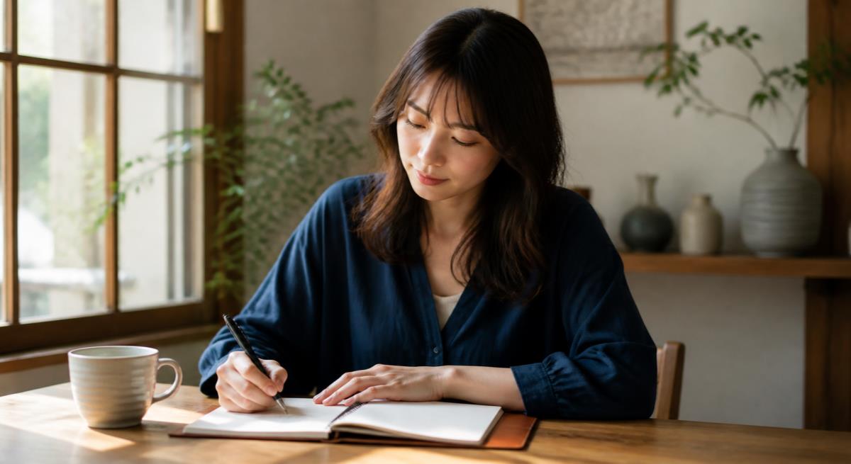 ブロックされていない音信不通について静かに考える30代の日本人女性