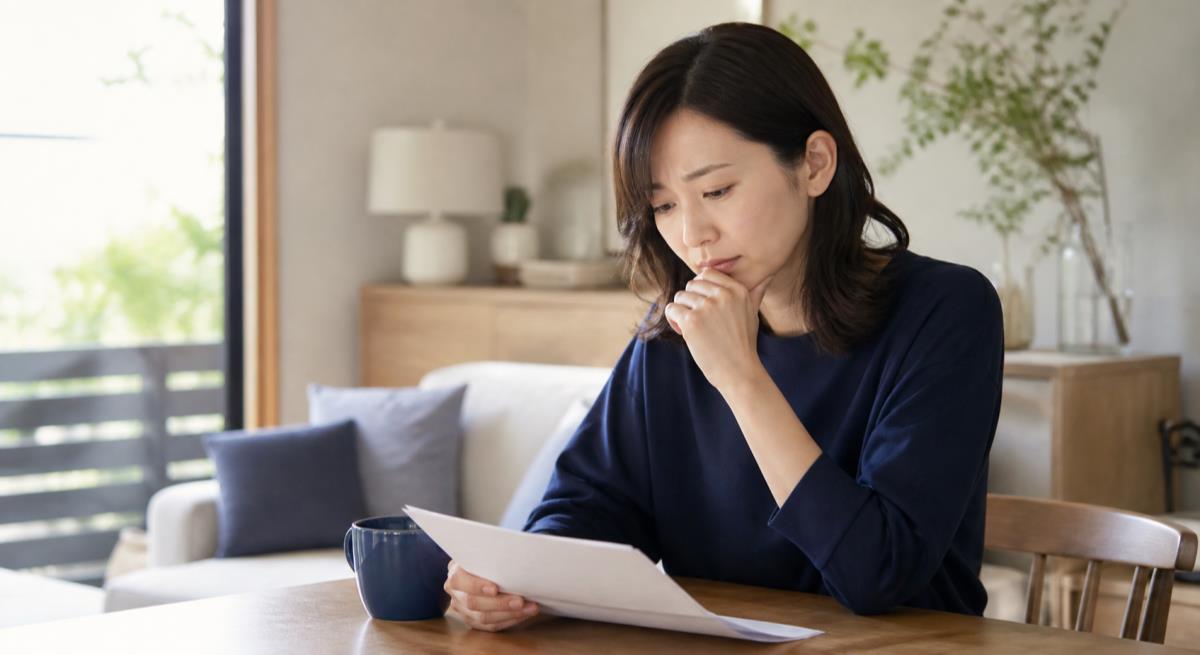 何事もなかったような連絡再開について静かに考える30代の日本人女性