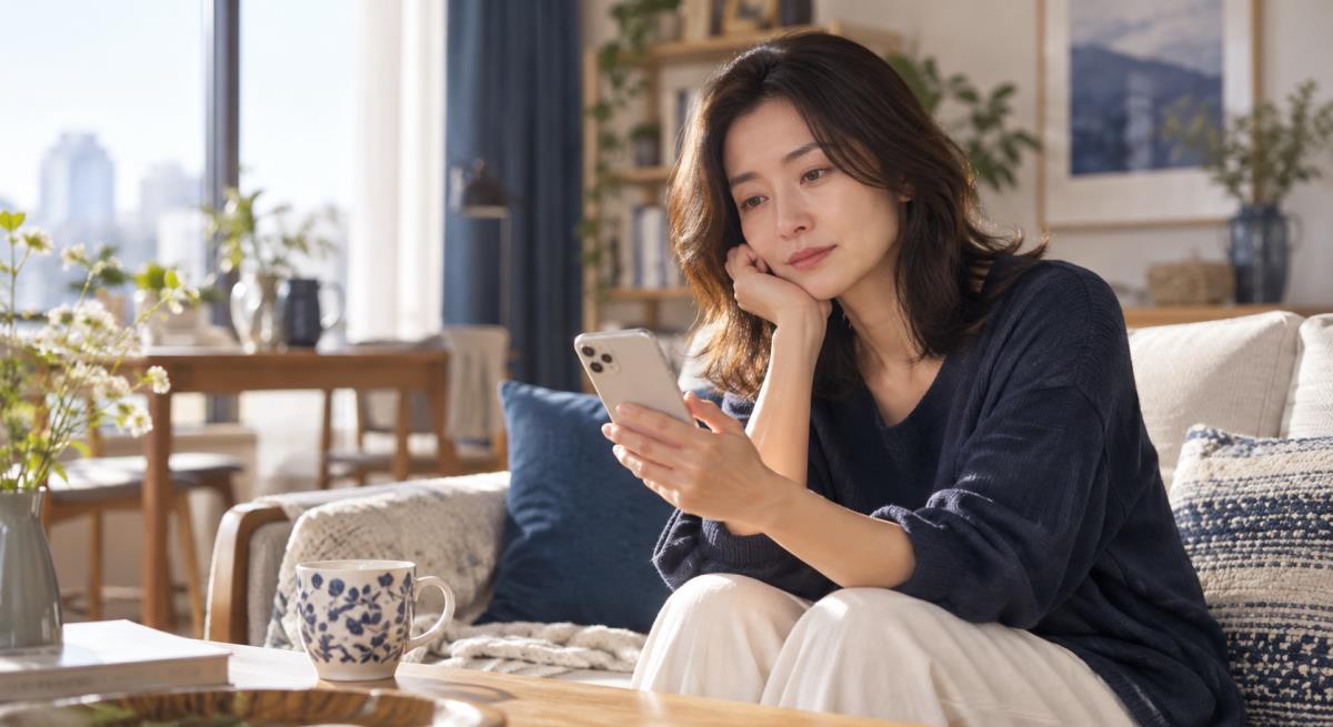 彼女持ち男性のLINEがスタンプだけになるについて静かに考える30代の日本人女性