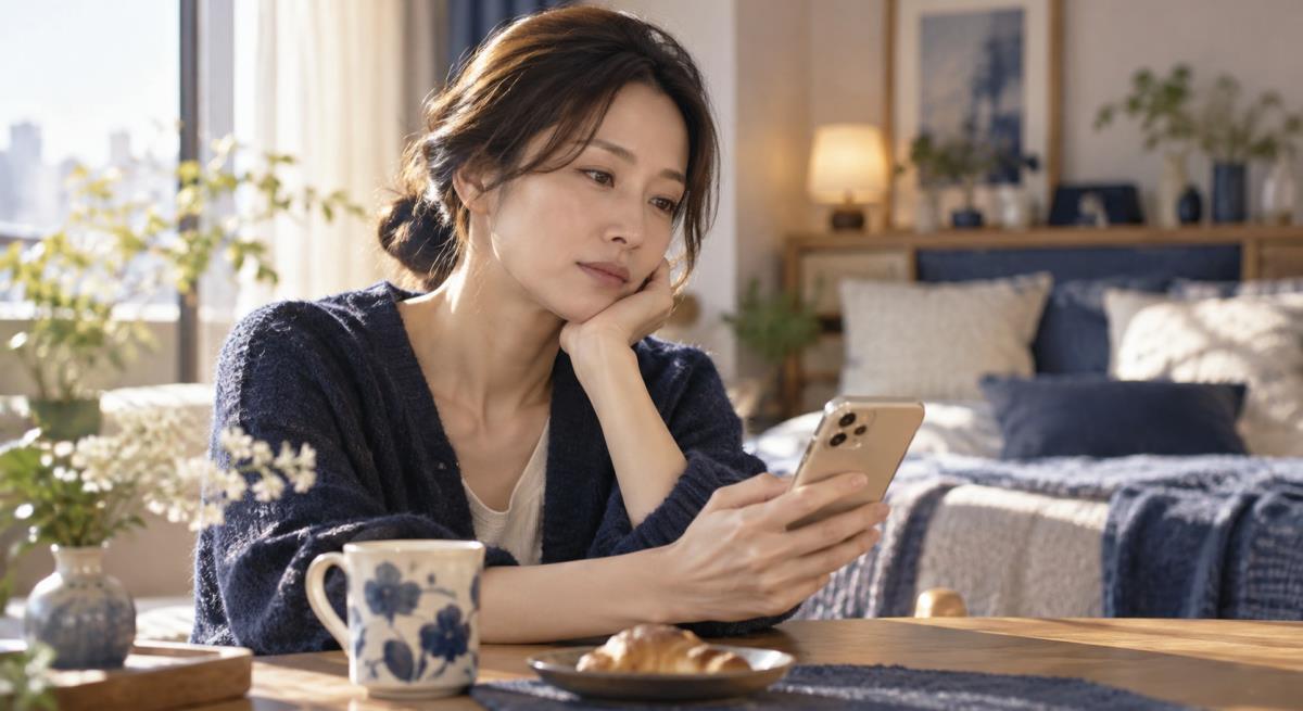 彼女持ち男性と体の関係後に連絡が増えるについて静かに考える30代の日本人女性