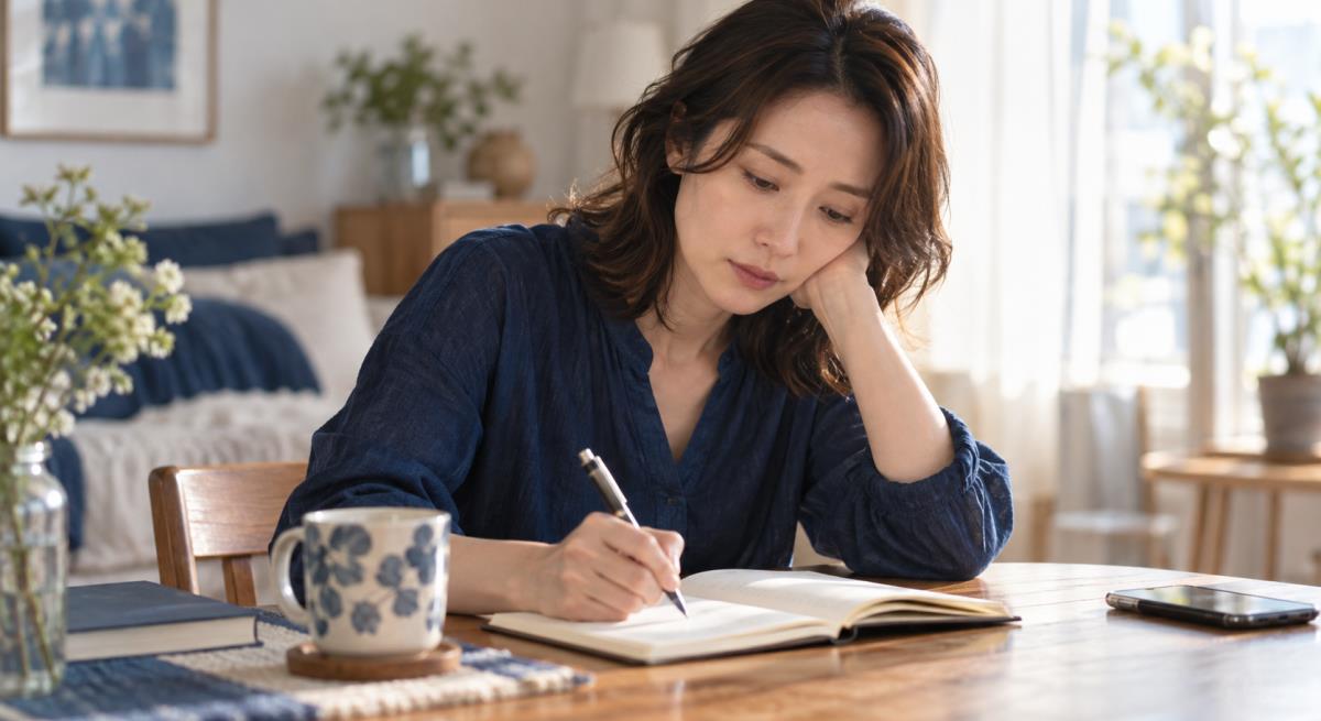 彼女持ち男性が会う約束を先延ばしにするについて静かに考える30代の日本人女性