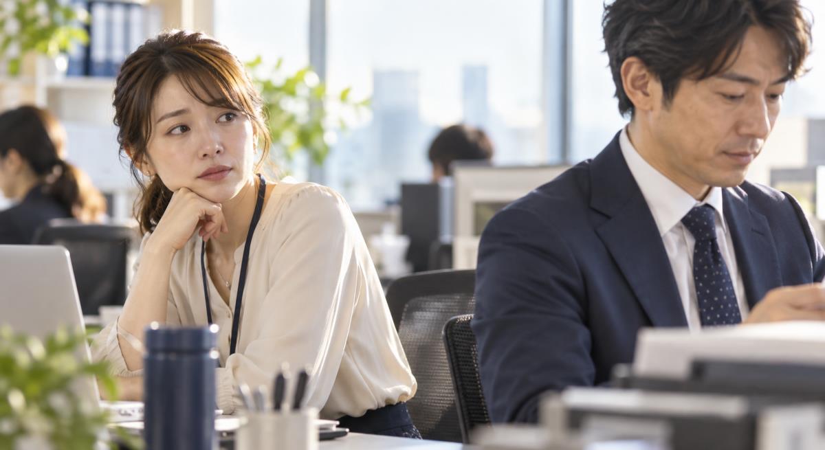 職場の既婚男性から差し入れのお返しがないについて静かに考える30代の日本人女性