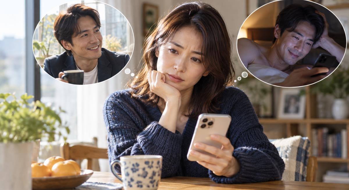 彼女持ち男性から下ネタLINEが増えるについて静かに考える30代の日本人女性